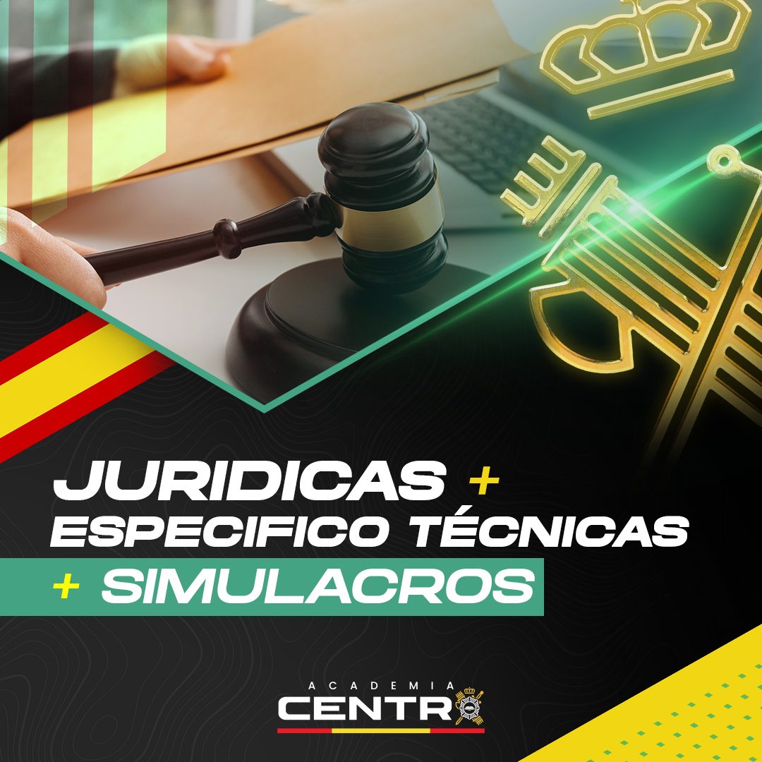 JURIDICAS-ESPECIFICO-SIMULACROS.jpg Academia Centro en Alicante, formación para oposiciones de Policía Nacional y Guardia Civil, acceso físico y temario para preparación